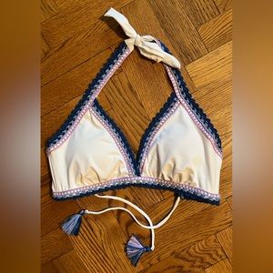 Becca swimsuit top. BRAND NEW, crocheted borders   Tags attached.